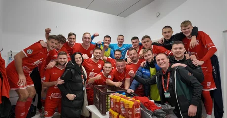 Slavlje Tuhovčana nakon zaslužene pobjede u Ivancu