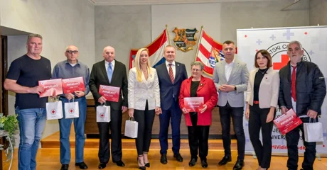 "Osjećaj da si nekom spasio život neprocjenjiv je" - U Županijskoj palači prijem za dobrovoljne darivatelje krvi