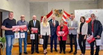 "Osjećaj da si nekom spasio život neprocjenjiv je" - U Županijskoj palači prijem za dobrovoljne darivatelje krvi