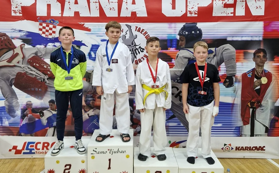 Mladi varaždinskih taekwondaši osvojili tri medalje