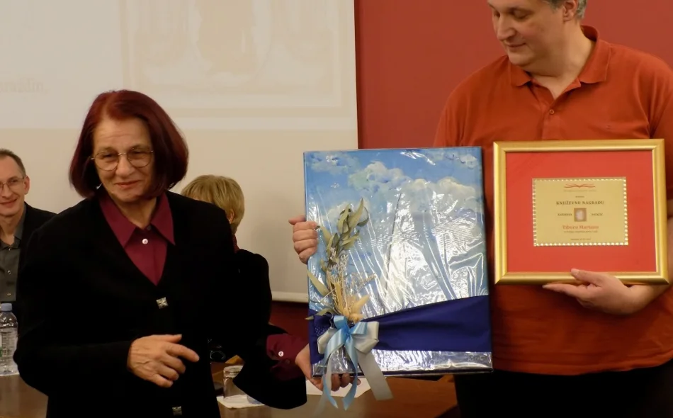 Četvrt stoljeća književne nagrade "Katarina Patačić", najbolja knjiga na kajkavskom narječju "Angelska posla i cajti" Tibora Martana