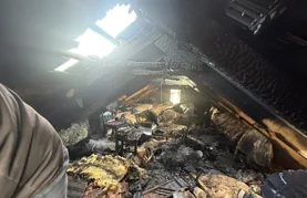 Izgorjelo kompletno potkrovlje obiteljske kuće u Ivancu, šteta je velika