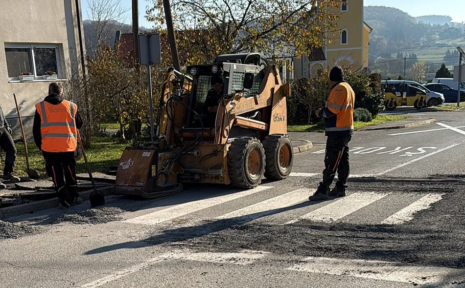 Nastavlja se ulaganje u cestovnu infrastrukturu – gradi se povišeni pješački prijelaz između škole i ambulante