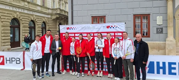 Bosilj i Lukačić pokazali svoje teniske vještine uoči Billie Jean King Cup turnira