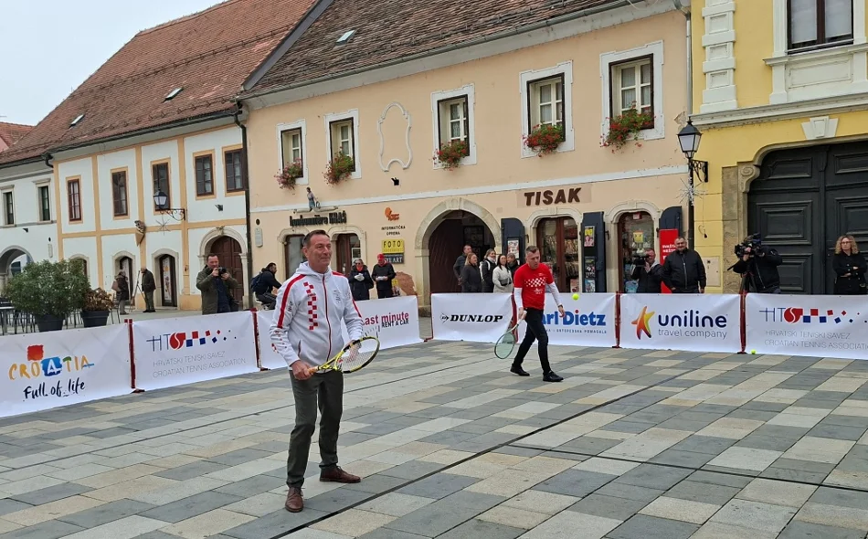 Bosilj i Lukačić pokazali svoje teniske vještine uoči Billie Jean King Cup turnira