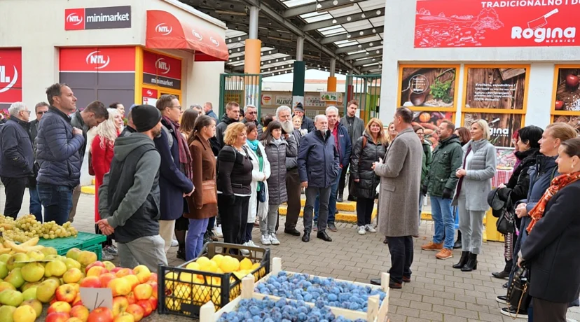 Gradonačelnik Bosilj dočekao grupu uglednih obrtnika iz Celja i počastio ih zagorskim štrukljima