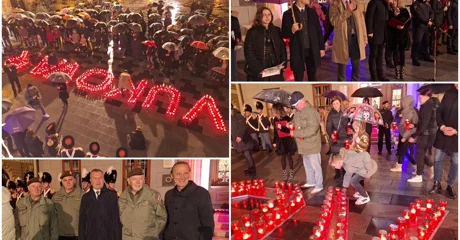 FOTO Paljenjem lampiona odana počast žrtvama Domovinskog rata