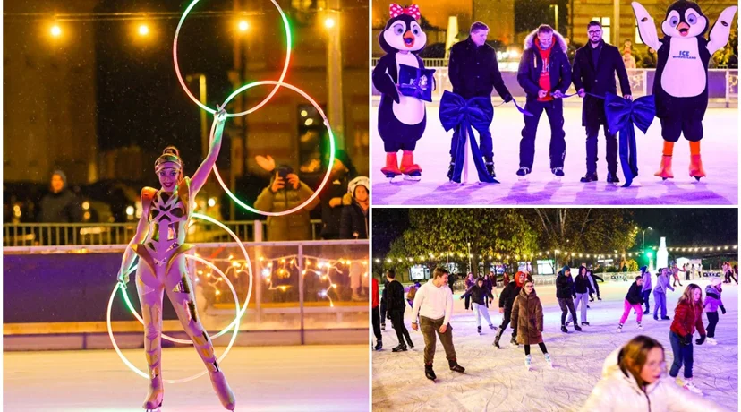 FOTO U Varaždinu spektakularno otvoreno najveće klizalište u Hrvatskoj!