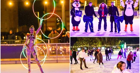 FOTO U Varaždinu spektakularno otvoreno najveće klizalište u Hrvatskoj!