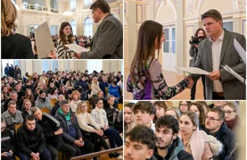 FOTO Grad Varaždin za stipendiranje osigurao 550.000 eura, sve stipendije uvećane za 10 posto