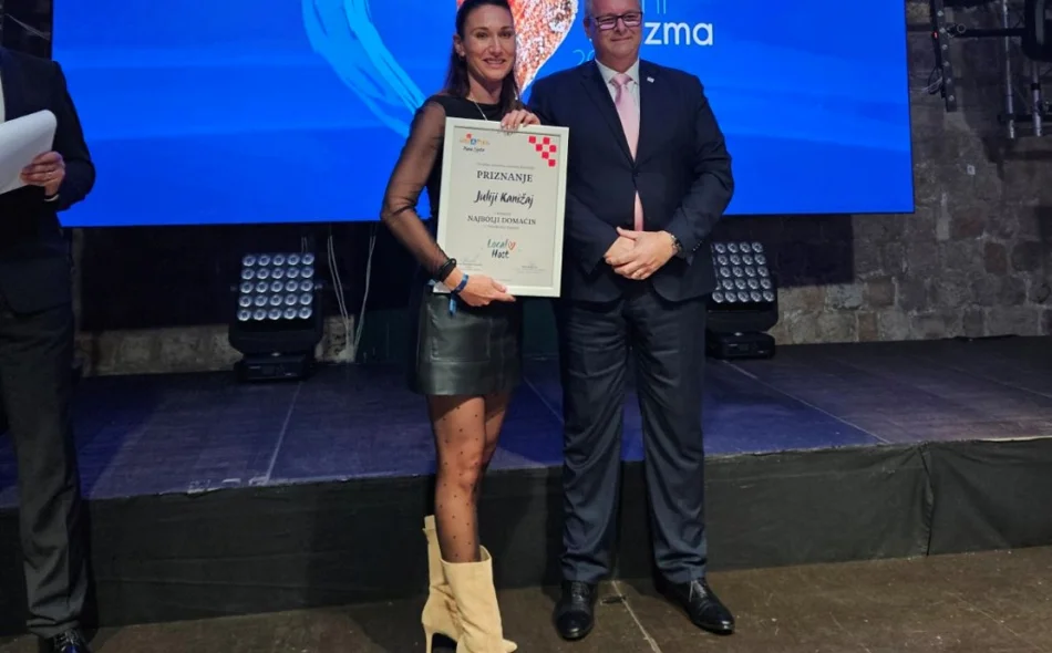 Julija Kanižaj iz Family &amp; Wine House KANIZSAY dobitnica prestižne nagrade na Danima hrvatskog turizma