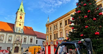 FOTO/AUDIO Grad se licka od ranog jutra za večerašnje otvorenje Adventa u Varaždinu
