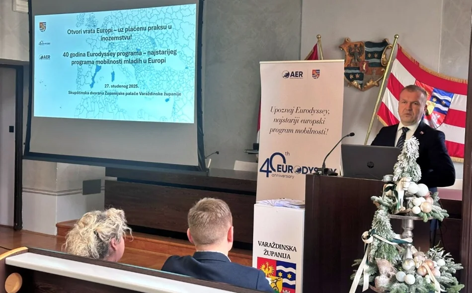 Varaždinska županija jedina je hrvatska županija koja provodi program Eurodyssey