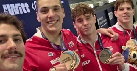 Prva medalja Varaždinca na velikom plivačkom natjecanju, Luki Cvetku čestitku uputio gradonačelnik