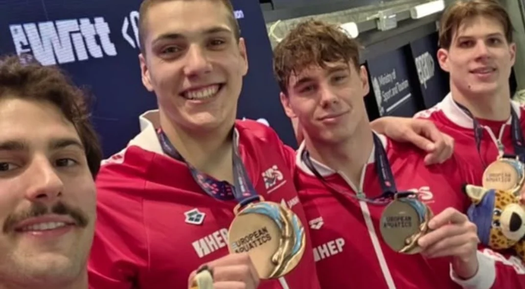 Prva medalja Varaždinca na velikom plivačkom natjecanju, Luki Cvetku čestitku uputio gradonačelnik