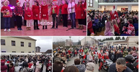FOTO I VIDEO Sveti Nikola i Motomrazovi mališane razveselili hrpom darova