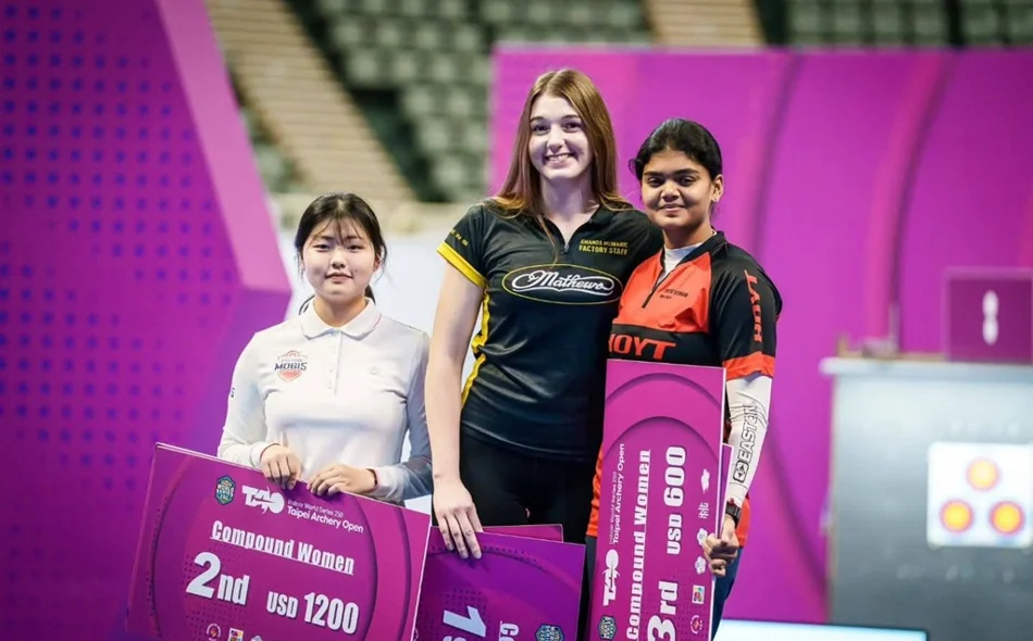 Streličarka Amanda Mlinarić osvojila zlato na Tajvanu!