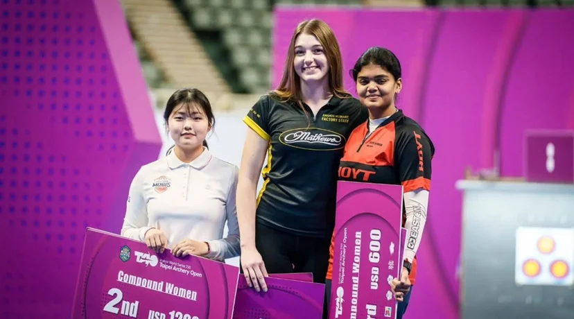 Streličarka Amanda Mlinarić osvojila zlato na Tajvanu!