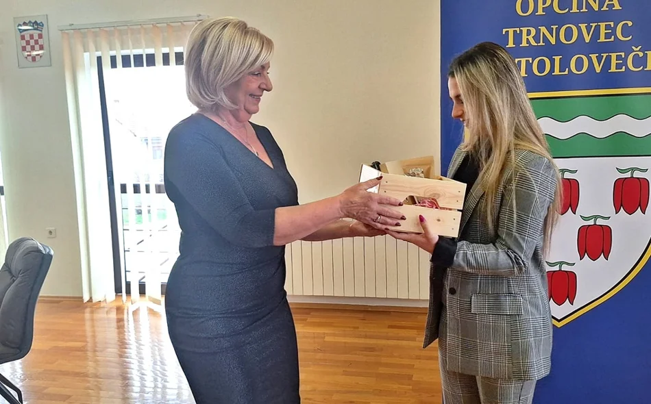 Načelnica Vitković upriličila prijem za Stefani Hrman, svjetsku prvakinju u latino-američkim plesovima