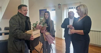 Načelnica Vitković upriličila prijem za Stefani Hrman, svjetsku prvakinju u latino-američkim plesovima