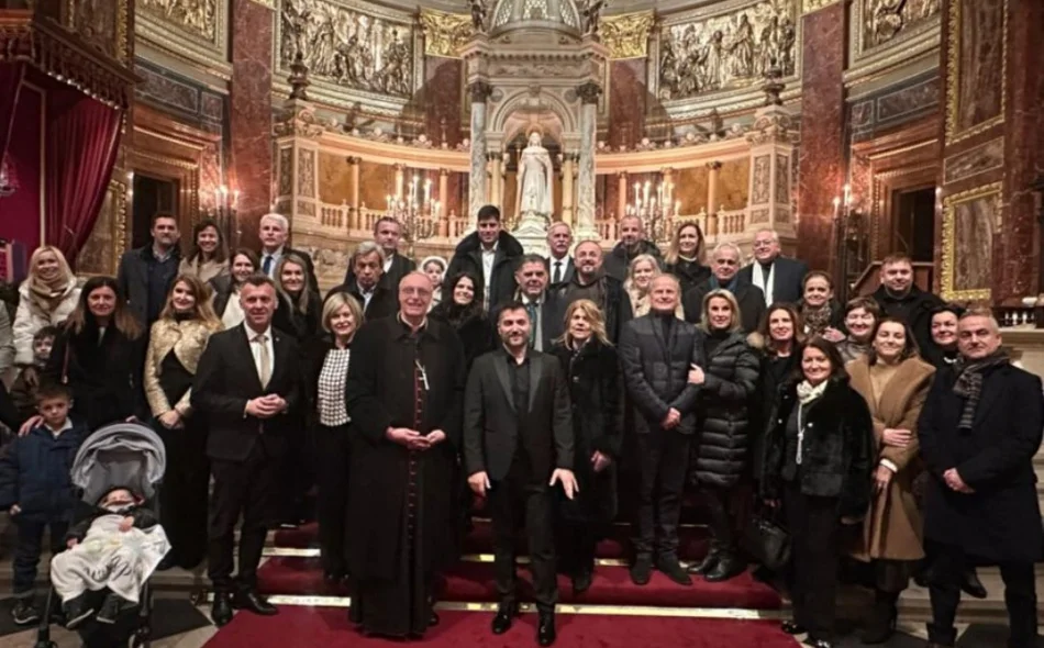 Lukačić na Hrvatskom adventskom slavlju u prekrasnoj bazilici u Budimpešti