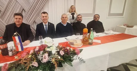 Marković i Lukačić na krsnoj slavi Svetog Nikole