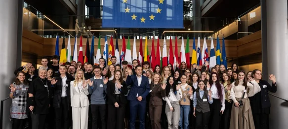 Kraj godine u Strasbourgu: Učenici iz Varaždina u posjetu Europskom parlamentu