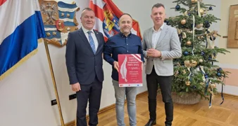 Nagrađeni urednik i novinar Megapulsa, Robert Peharda na prijemu kod župana: Posebno me veseli što su priču prepoznali upravo čitatelji!
