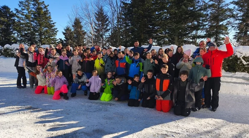 FOTO Varaždinski osnovnoškolci sudjelovali na prvoj školi skijanja