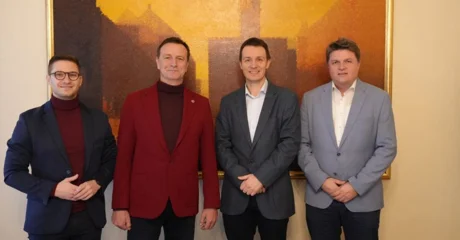 Gradonačelnik Makarske na prijemu u Gradskoj vijećnici