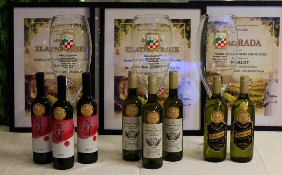 Rekordan broj vina i zlatnih medalja na 33. izložbi mladih vina u Ludbregu