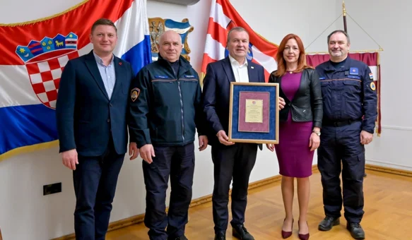 Prvi glas pomoći u kriznim trenucima - prijem za  djelatnike Županijskog centra 112 Varaždin