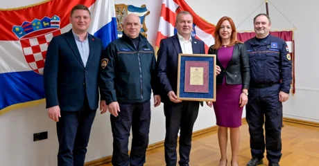 Prvi glas pomoći u kriznim trenucima - prijem za  djelatnike Županijskog centra 112 Varaždin