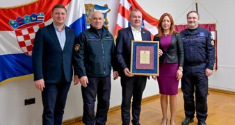 Prvi glas pomoći u kriznim trenucima - prijem za  djelatnike Županijskog centra 112 Varaždin