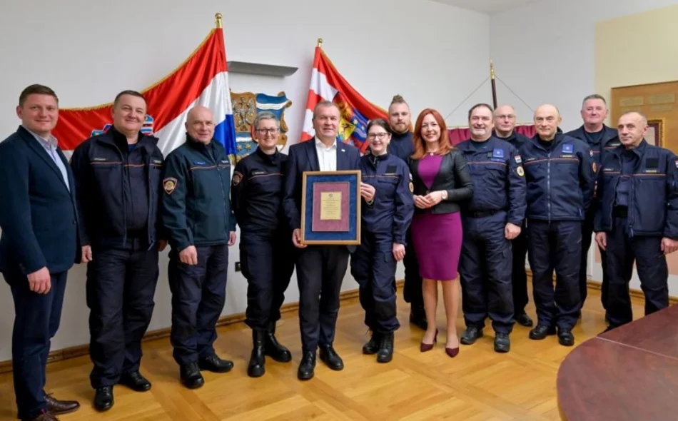 Prvi glas pomoći u kriznim trenucima - prijem za  djelatnike Županijskog centra 112 Varaždin