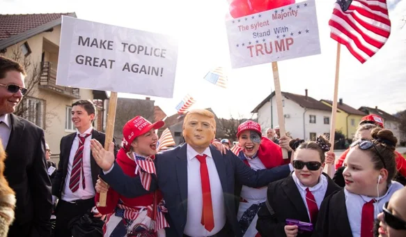 FOTO Niti Trump nije propustio šareni Toplički fašnik!