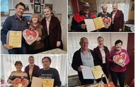 Načelnica Kočet obišla i darivala parove koji slave 50 i 60 godina braka