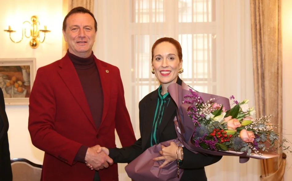 Gradonačelnik održao prijem za glumicu Helenu Minić povodom osvajanja nagrade Zlatni studio