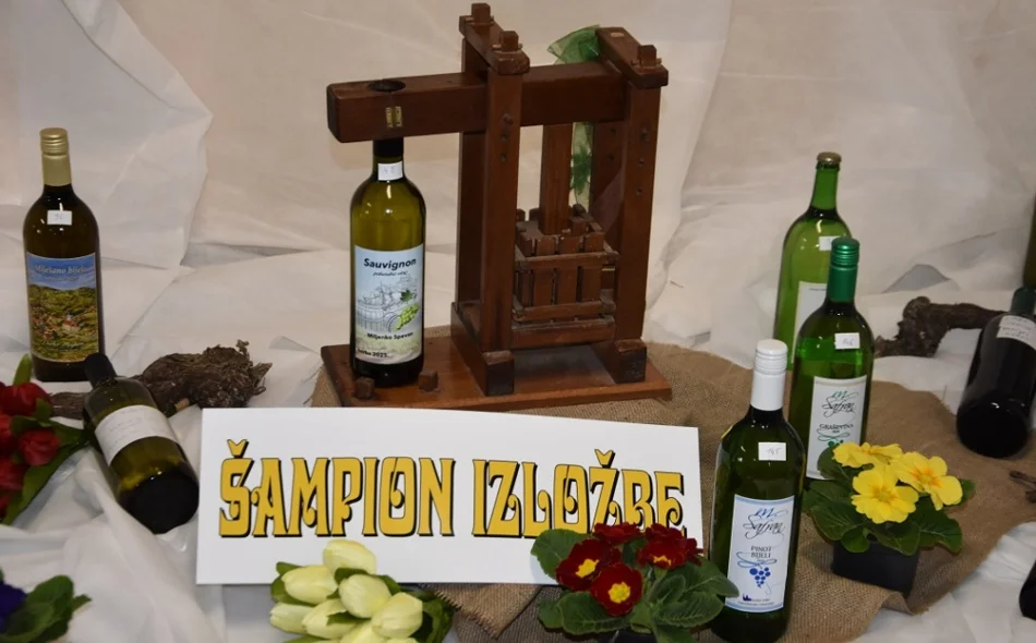 Miljenko Spevan iz Natkrižovljana šampion 8. izložbe vina &bdquo;VIN CE 2026. &ndash; Cestica&ldquo;