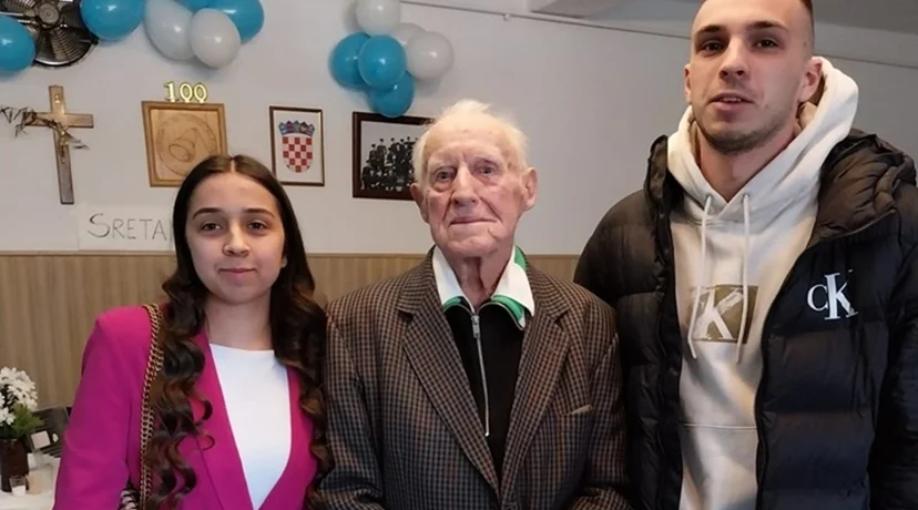 Stoljeće života Đure Fošnjara obilježeno u krugu obitelji i prijatelja