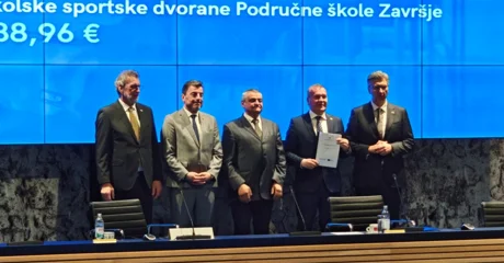 Nova ulaganja Varaždinske županije: ugovorena EU sredstva za školske dvorane u Ključu i Završju