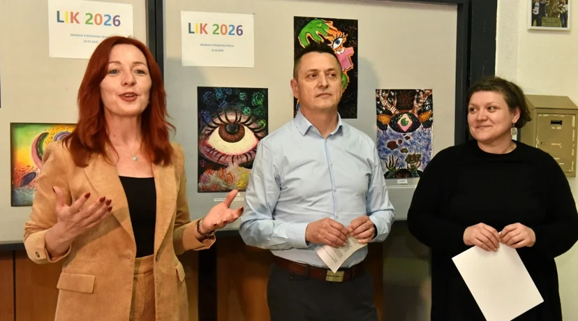 Izloženi najuspješniji likovni radovi i proglašeni pobjednici Županijskog natjecanja LIK 2026.