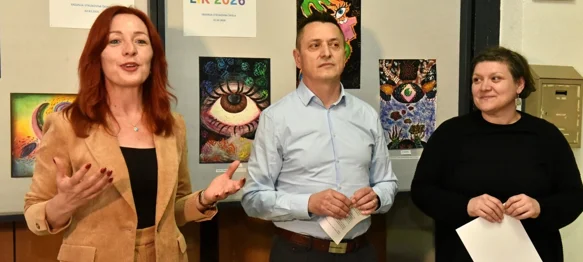 Izloženi najuspješniji likovni radovi i proglašeni pobjednici Županijskog natjecanja LIK 2026.