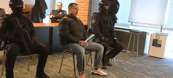 Srđan Mlađan na suđenju na Županijskom sudu u Varaždinu