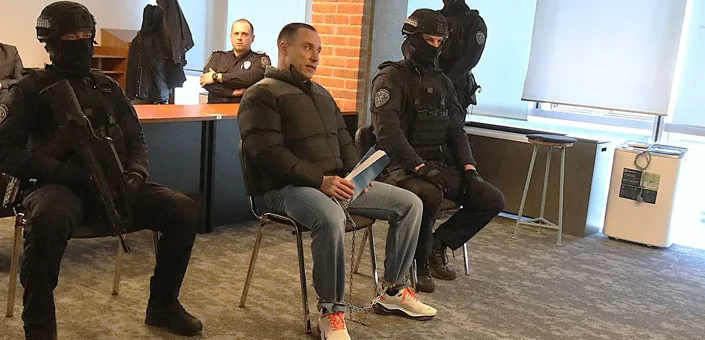 Srđan Mlađan na suđenju na Županijskom sudu u Varaždinu