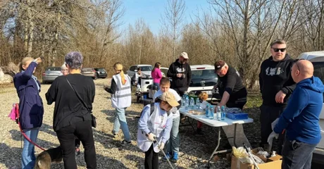 FOTO Uporni volonteri iz Dravske šume iznijeli tonu otpada, intervenirala i policija