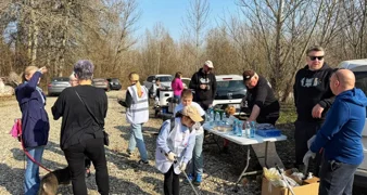 FOTO Uporni volonteri iz Dravske šume iznijeli tonu otpada, intervenirala i policija