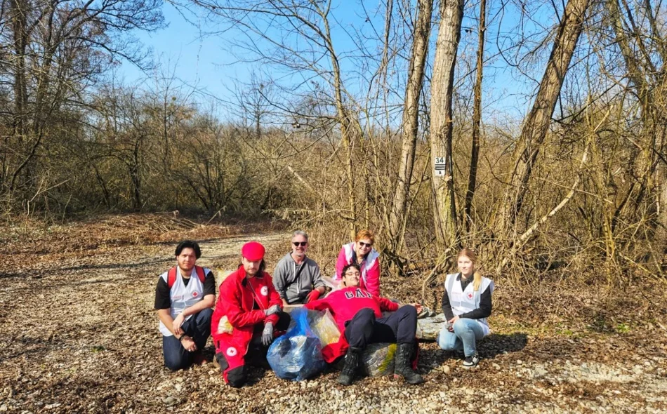 FOTO Uporni volonteri iz Dravske šume iznijeli tonu otpada, intervenirala i policija