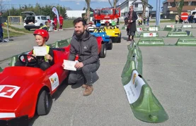 Ivanečki učenici okušali se u vožnji na prometnom poligonu