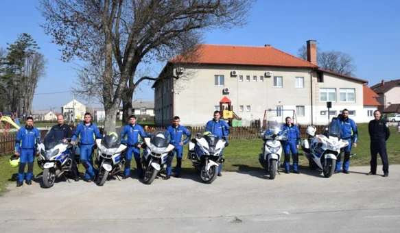 Općina Vidovec domaćin treninga prometnih motociklista Policijske uprave varaždinske